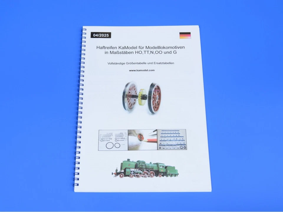 KaModel KAT/B/DE - Haftreifen-katalog , 04/2025 - Deutsch - Spur N - NEU