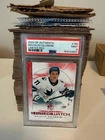 2024 SP Authentic Macklin Celebrini Limited Red Future Watch Rookie PSA 9 #184