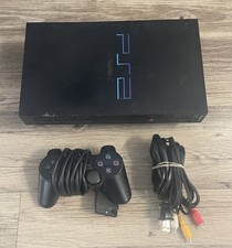 Sony PlayStation 2 PS2 Fat Console w/ OEM AV  Power Cable Tested