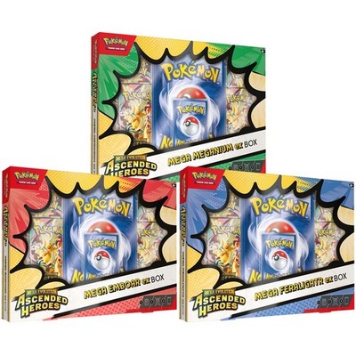 Pokemon TCG Ascended Heroes ex Box COLLECTION CASE Factory Sealed