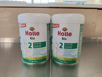 2 Cans Holle Goat Dutch Milk Stage 2 (6+ Months) 800g Expires 02/18/2027