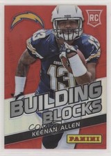 2013 Panini Monster Box Building Blocks Red Prizm 83/99 Keenan Allen #11 g1z