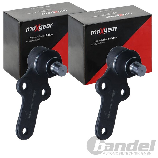 2X Maxgear Traggelenke Unten Vorne Beidseitig Passend FÜR Ford Focus-image
