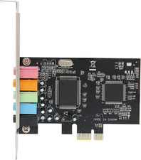 Pcie Sound Card, 5.1 Internal Sound Card for PC 7 /Vista/Xp 32/64 Bit with Low B