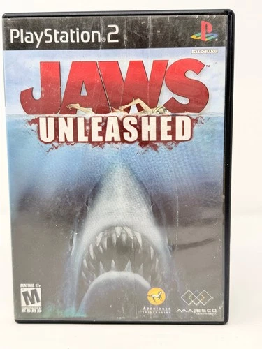 Jaws Unleashed - (Playstation 2, PS2, 2006) CASE DAMAGE- TESTED & WORKS