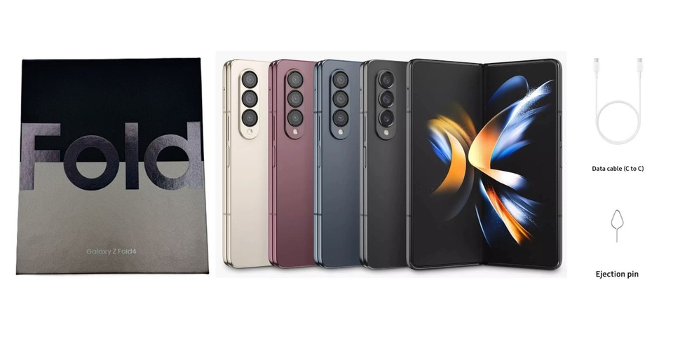 UNLOCKED - Samsung Galaxy Z Fold4 5G 512GB All Colors - A Grade w/ Retail Box