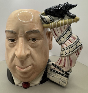 LARGE Royal Doulton "ALFRED HITCHCOCK" D6987 Character Toby Jug Mug MINT! 1994