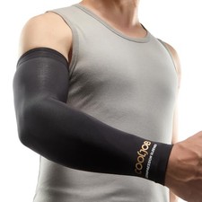 Copper Compression Arm Sleeves, Full Brace for Men Women, 1 Pair Large 1 Pair