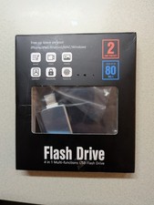 MFi Certified 256GB Flash Drive for iPhone Thumb Drive Photo Stick, Blue
