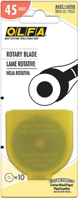OLFA Blade - 45 Mm Rotary Cutter - 10 Pack
