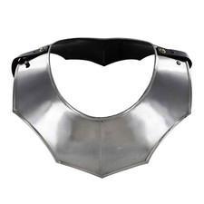 Medieval Knight Avenger I 18g Steel Gorget Neck Plate Renaissance Costume Armor