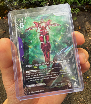 Gundam Card Game Gundam Exia (Trans-Am) (LR+) - Steel Requiem (GD03)