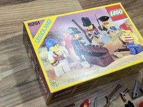LEGO 6251 Sea Mates Original Packaging Box RARE Box Original Packaging Pirates Pirates 6250 6252