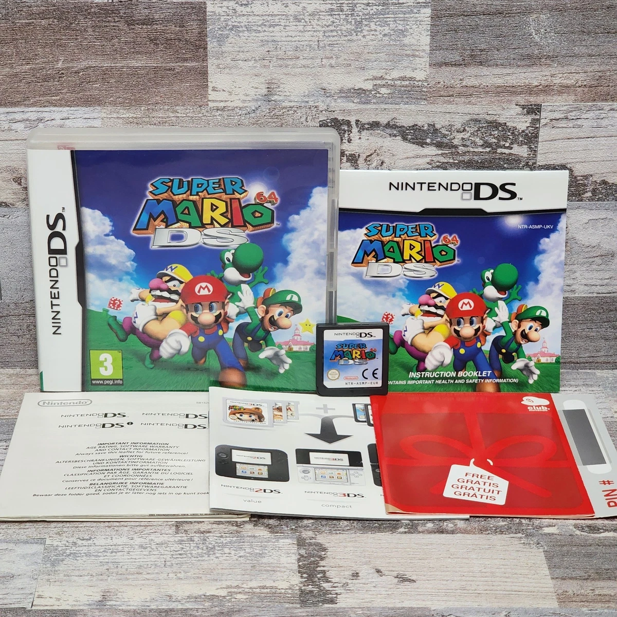 Super Mario 64 DS - Version PAL Loose Pour Nintendo DS - Très Bon État