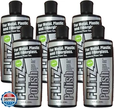 Flitz Multi Purpose Metal Polish Liquid - 7.6oz Bottle of USA-Made Tarnish Re