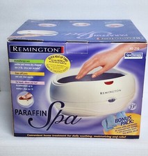 Remington HS-210 Therapy Paraffin Spa INCLUDES 4Pack Wax, Booties Mits- NO BOX