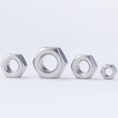 M3-M16 SORTED HEX NUTS HEXAGON FULL NUTS FIT BOLTS SCREWS A2 STAINLESS STEEL