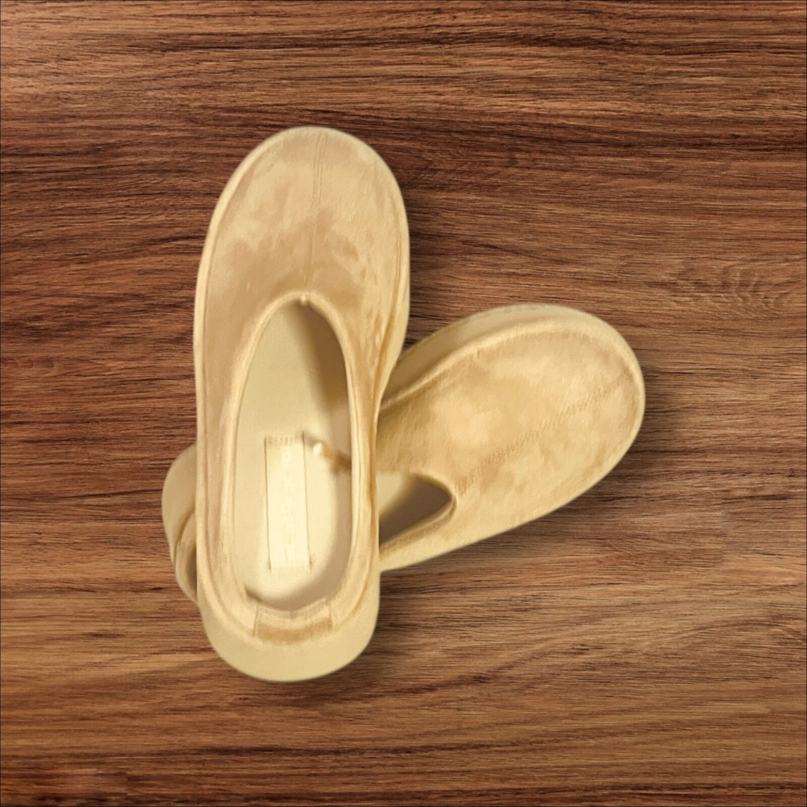 SAOLA Ciabatta mocassino bambina Madden taglia 7 marrone punta tonda ecopelle suola plateau