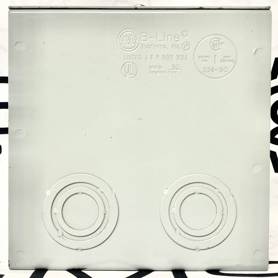 Eaton AW B-Line J & P BOX 312J Electrical Enclosure Indoor Type 1 Junction Elect - Image 4 of 4