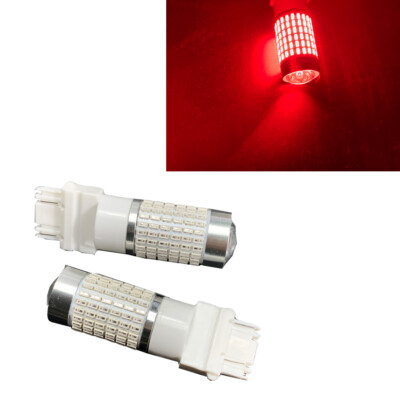 Front Turn Signal T25 3057 3157 4157 144 SMD Red LED Light K1 HA