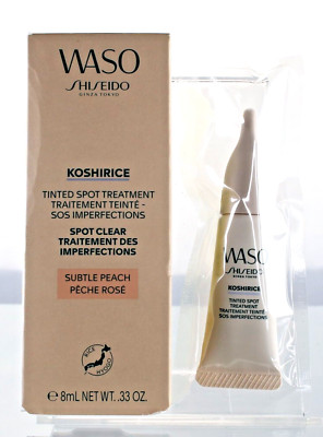 SHISEIDO WASO KOSHIRICE TINTED SPOT TREATMENT SUBTLE PEACH (0.33 OZ/8ML) SEALED
