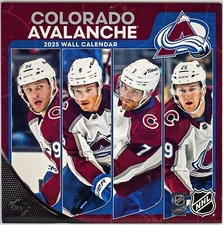Colorado Avalanche 2025 Wall Calendar by Turner [Sealed] 12" x 24" When Opened