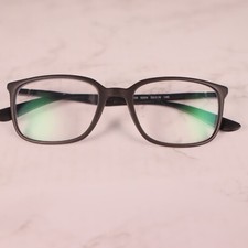 Ray Ban RB7208 5204 Black Square Eyeglasses Frame Only 52-18 145mm