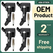 4 Ignition Coil Pack UF802 and Spark Plugs For 2016-2019 Chevrolet Cruze 1.4L l4