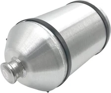 Aluminum Spun Vertical Round Gas Tank Fuel Tank Cell 6.25 Gallons 10x18 1/4 NPT