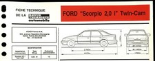 Revue technique Ford SCORPIO