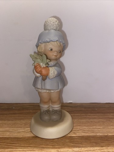 Enesco Memories Of Yesterday “Hoping To See You Soon” 1990 Cute Girl Figurine - Picture 2 of 14