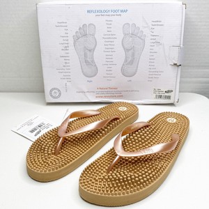 revs reflexology massage flip flops