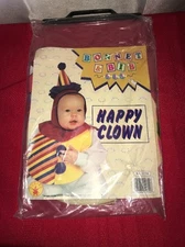 Rubie's Costume Bonnet And Bib Set Happy Clown