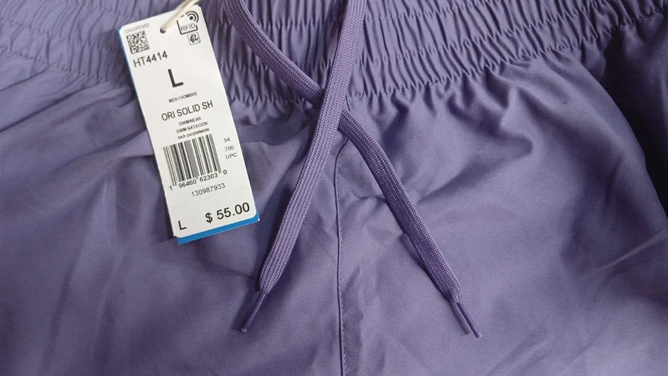 Pantalones Cortos Adidas Para Hombre Originales Trébol Sólido Ropa de Natación Multi Tallas Tecnología Púrpura Foto 4 de 4