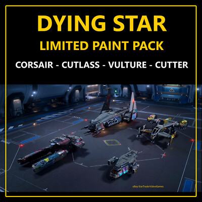 STAR CITIZEN PAINTS - DYING STAR LIMITED PAINT PACK / SKIN