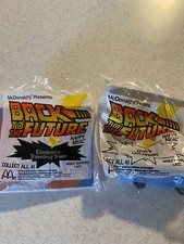 McDonalds BACK TO THE FUTURE 1991 Happy Meal Toys 2 Of 4. One Opened On Own.