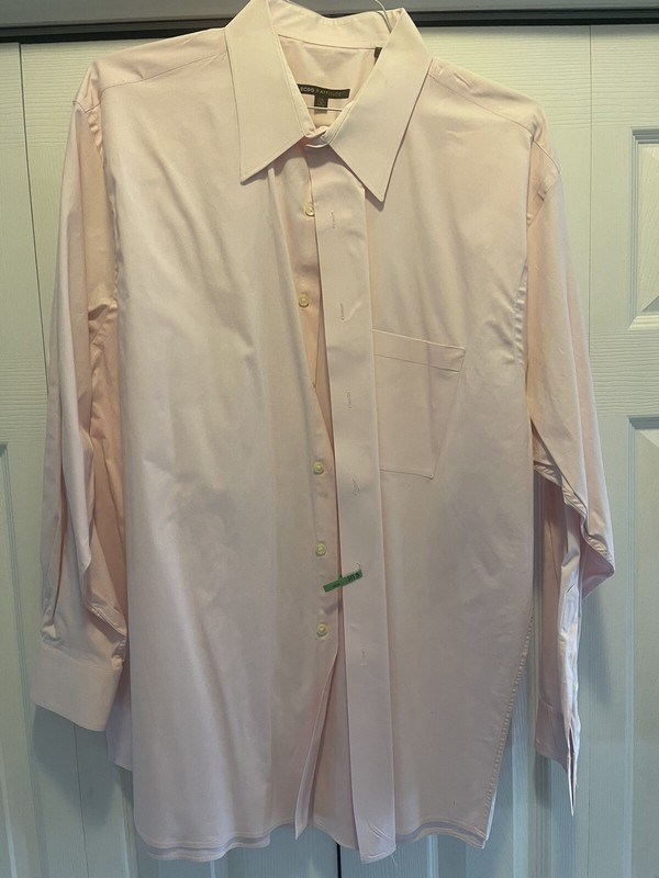 EUC Mens BCBG-Attitude Pink Dress Shirt XXL