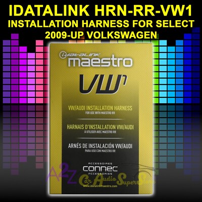iDATALINK HRN-RR-VW1 PLUG AND PLAY T-HARNESS FOR MAESTRO RR 2009-UP VOLKSWAGEN
