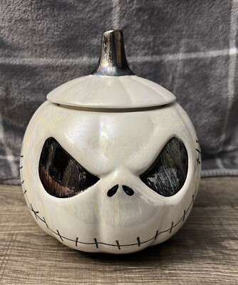 Disney Nightmare Before Christmas Cookie Jar Jack Skellington Hand Painted HG3