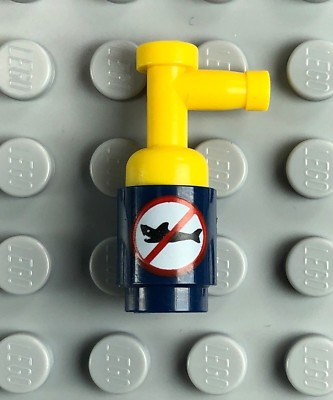NEW LEGO Dark Blue Shark Repellent Minifigure Accessory Batman No Sharks Print 