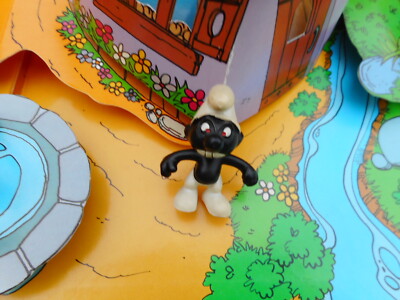 20007 Smurf Black Angry Smurf Puffo Puffi Smurf Smurfette BRILLIANT