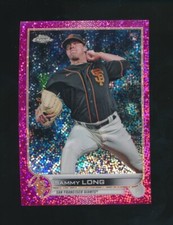 SAMMY LONG 2022 TOPPS CHROME PINK DISCO RC 288/350