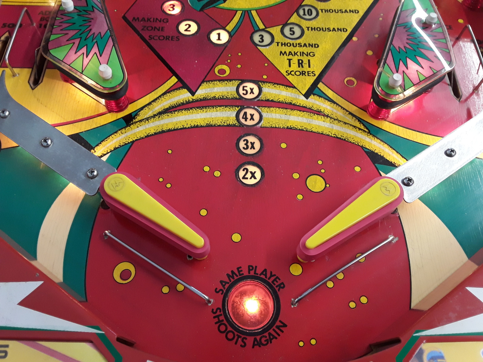 Tri Zone Pinball Machine by Williams eBay