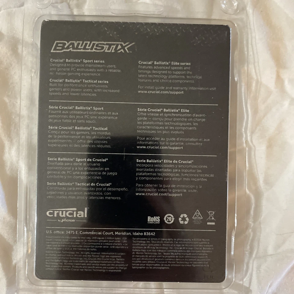 Ballistix Sport GAMING 16GB KIT (2X8GB) DDR3 -1600 1.5V - Image 2 of 2