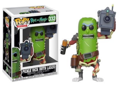 Pickle Rick with Laser The Rick and Morty POP! Animation #332 Vinyl Figur Funko
