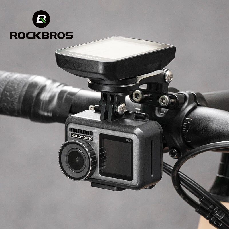 ROCKBROS Soporte de Bicicleta Exterior Ajustable - Aluminio Ciclismo Computadora  Foto 4 de 4