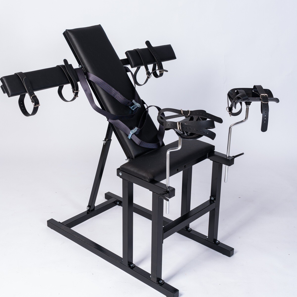 BDSM Torture Sex Chair Gun Machine Chair Sex Furniture Prop Restraint