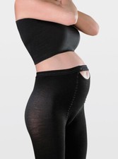 Umstandsstrumpfhose GERBE DUO WINTER Chocolat. Gr&ouml;&szlig;e 3 - 91/2. Schwangerschaftsstrumpfhose.