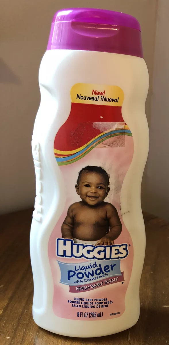Huggies Liquid Powder Lotion w Cornstarch Fresh Baby Scent 9 oz NEW Purple Lid
