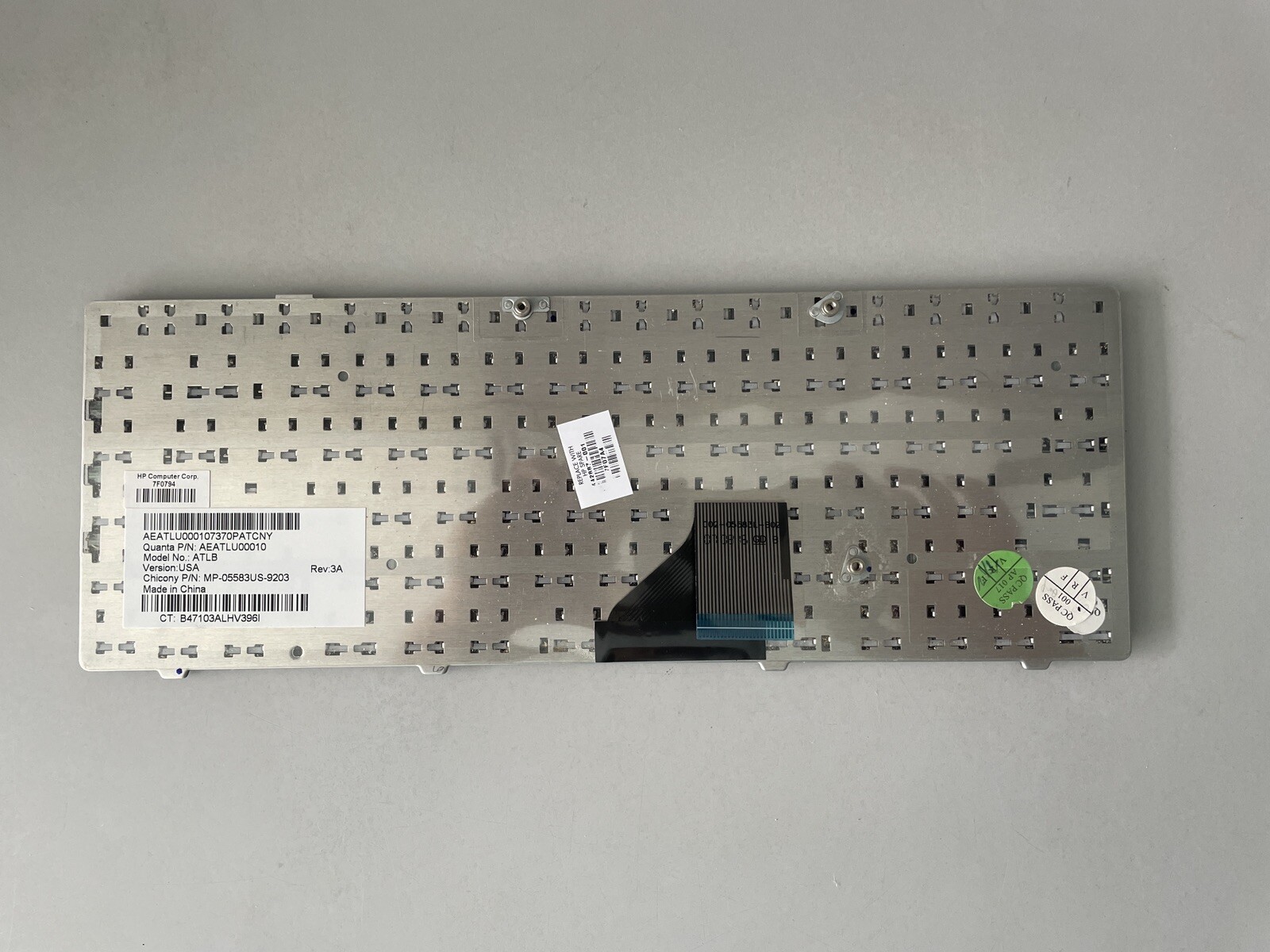 HP Compaq ATLB Laptop Keyboard- 442887-001 7F0794 | eBay 